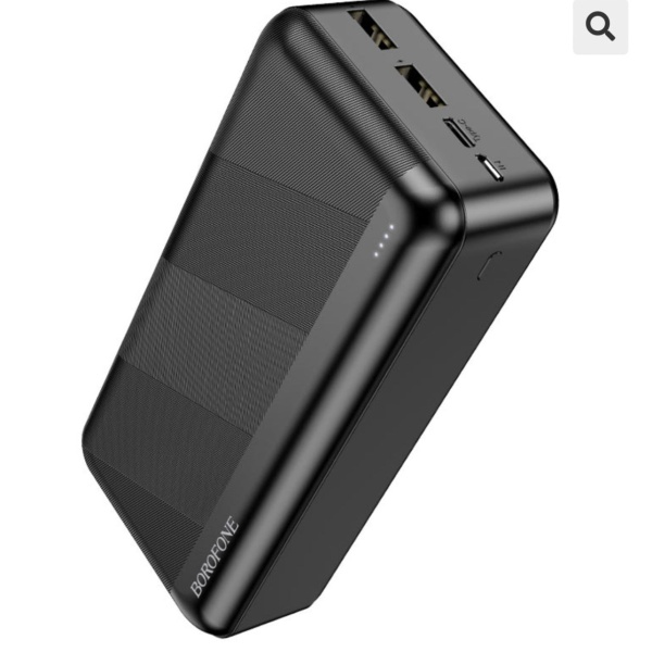 Портативное зарядное устройство Borofone J91B 30000 мАч Выходной ток:USB1-2A; входной ток: 2,1А
