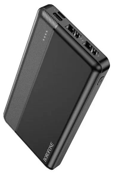 Портативное зарядное устройство Borofone BJ24 10000 мАч Выходной ток:USB1-2A, USB2-2A;; черный