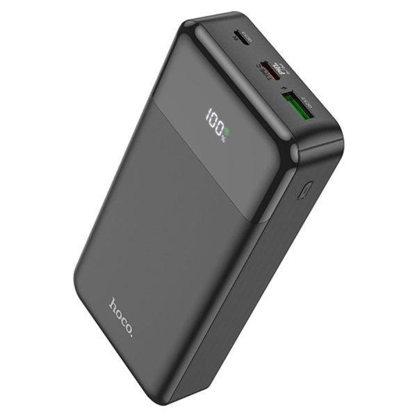 Портативное зарядное устройство HOCO J102 Cool figure 10000 мАч Выходной ток:USB1-QC3.0-18Вт, белый