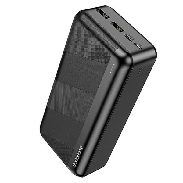 Портативное зарядное устройство Borofone BJ27A 20000 мАч Выходной ток:USB1-2.1A, USB2-2.1A;; черный