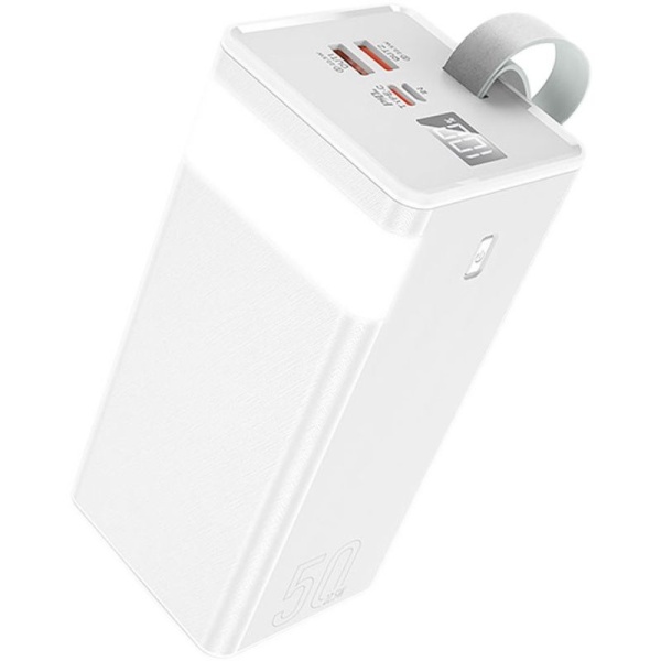 Портативное зарядное устройство HOCO J86 Powermaster 40000 мАч Выходной ток:USB1,2-QC3.0-22,5Вт, бел