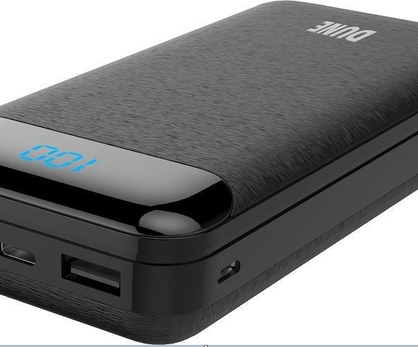 Портативное зарядное устройство Perfeo PF-B4883 "DUNE" 20000 мАч 1USB выход 5В/2.1А, 2USB выход черн