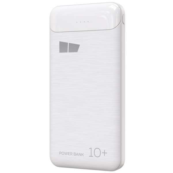 Портативное зарядное устройство More Choice PB33-10 10000 мАч Выходной ток:USB1-2.1A, USB2-2.1A;белы