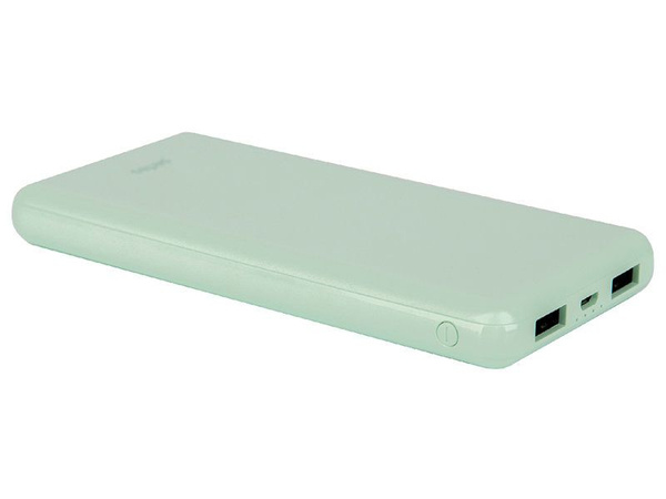 Портативное зарядное устройство Perfeo PF-D0169 COLOR VIBE 20000 мАч 1USB выход 5В/1А, 2USB мятный