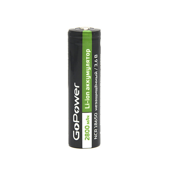 Аккумулятор GoPower 18650 1800 mAh bulk 1 3,7V, шляпка