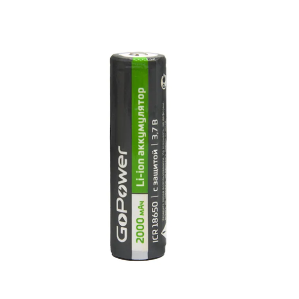 Аккумулятор GoPower 18650 2000 mAh bulk 1 3,7V