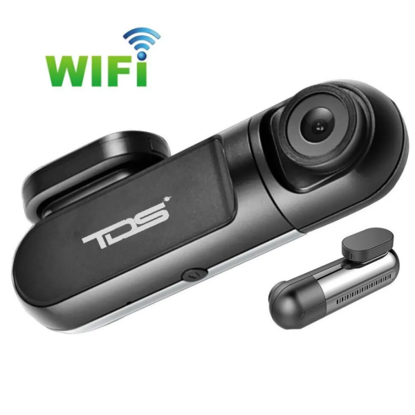 Автовидеорегистратор TDS TS-CAR48 2MPix, microSD до 128 ГБ, 1920х1080, Wi-Fi