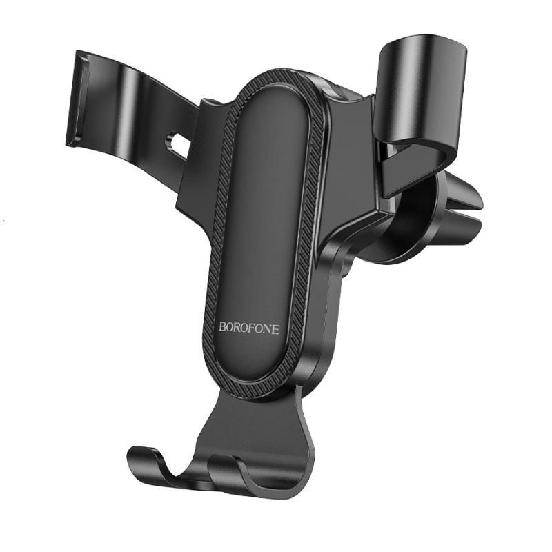 Держатель Borofone BH74 для смартфона/навигатора, до 7'' (66-85 мм), на решетку вентиляции, черный