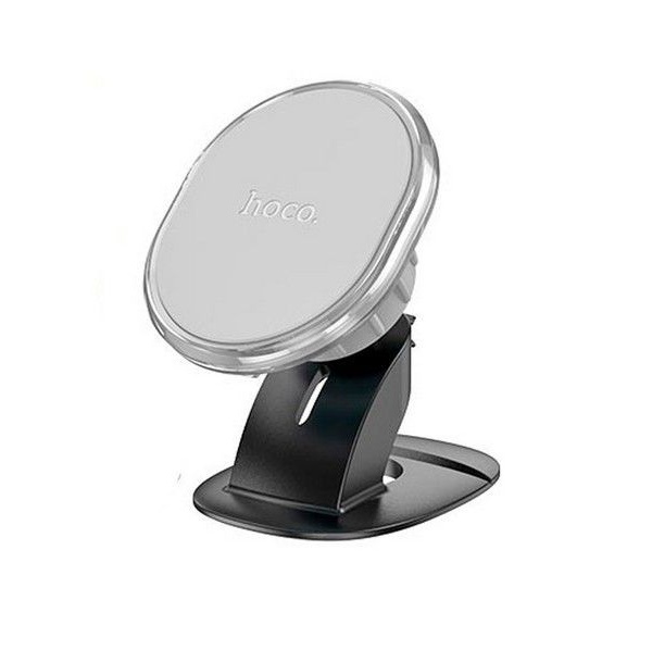 Держатель HOCO H2 Crystal, для смартфона, пластик, торпедо, цвет: серый