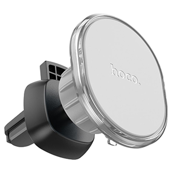 Держатель HOCO H1 Crystal, для смартфона, пластик, воздуховод, цвет: серый