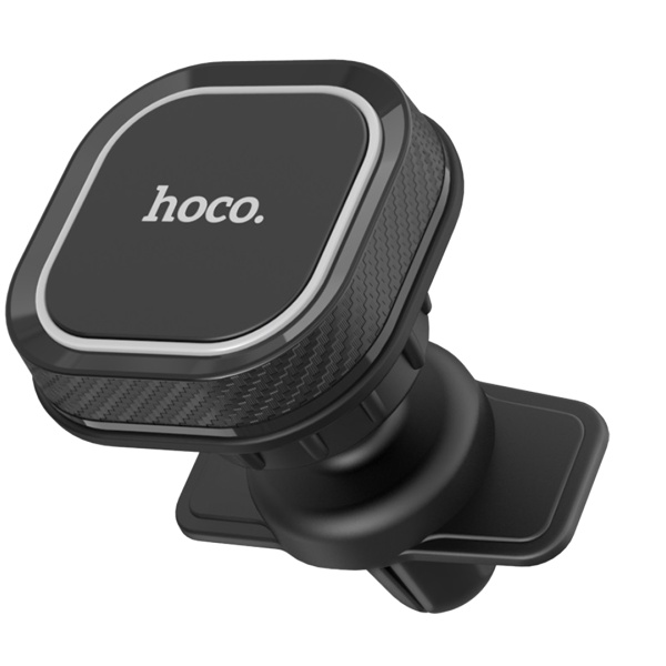Держатель HOCO H52 для смартфона, навигатора, на решетку вентиляции, магнит, черный