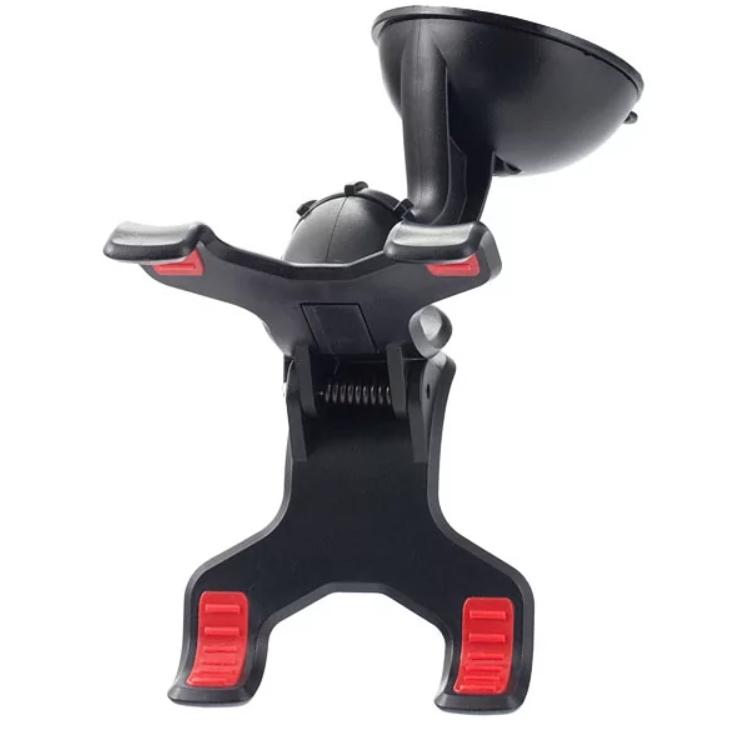 Держатель Perfeo PH-506/PF-3850 для смартфона/навигатора, до 6'' (50-90 мм), на стекло, двойная прищ