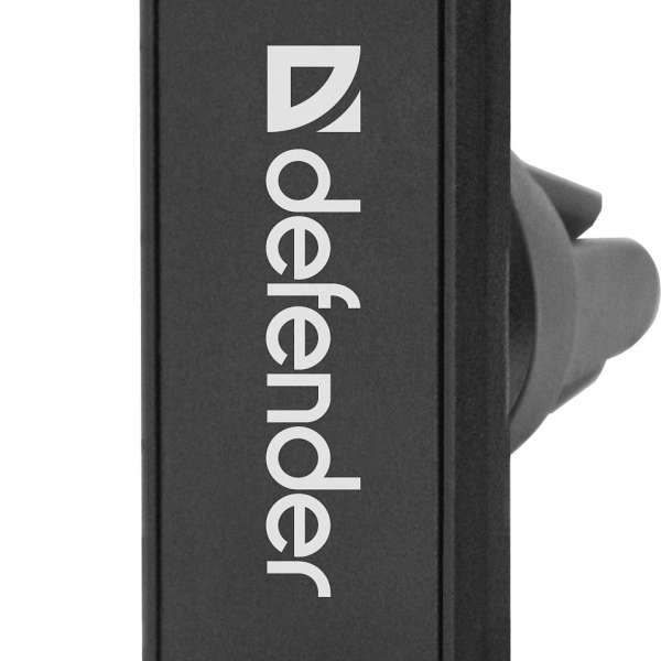 Держатель Defender Car holder 124 для смартфона, до 6'' (50-90 мм), на решетку вентиляции, черный