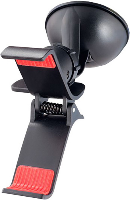 Держатель Perfeo PH-505/PF-4221 для смартфона/навигатора, до 6'' (50-90 мм), на стекло, прищепка, че