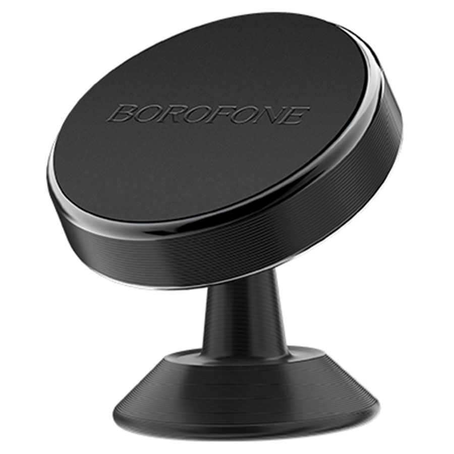 Держатель Borofone BH5 Platinum для смартфона/навигатора, на панель, магнит, 360°, черный