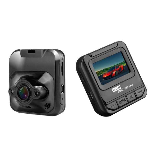 Автовидеорегистратор TDS TS-CAR09 (Q1) 1,6", FHD 1920х1080MPix, microSD до 32 ГБ, датчики удара и дв