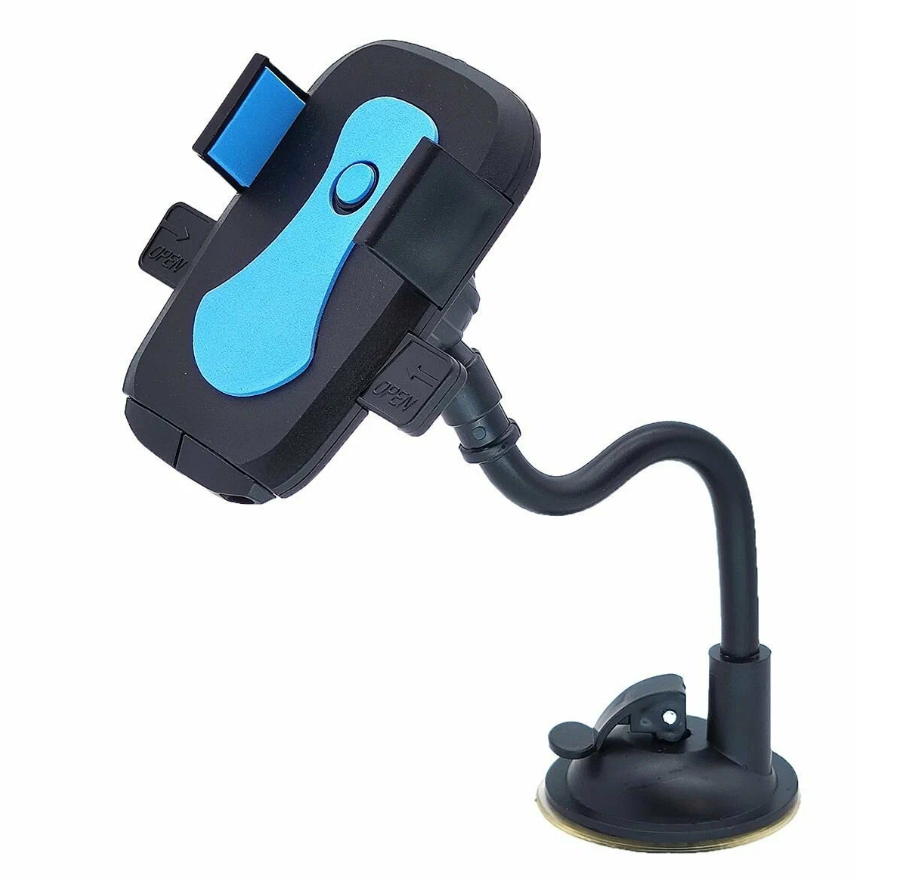 Держатель TDS TS-CAA28 (AV-066) для смартфонов, гибкая штанга 12 см, черный