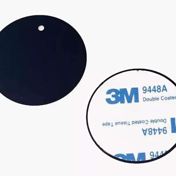 Держатель Perfeo PF-4519/040 cамоклеящиеся металлические пластины для магнитного держателя D=40 мм/ 