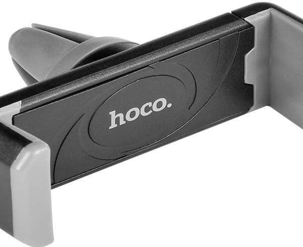 Держатель HOCO CPH01 для смартфона, до 5.5'' (50-90 мм), на решетку вентиляции, черный