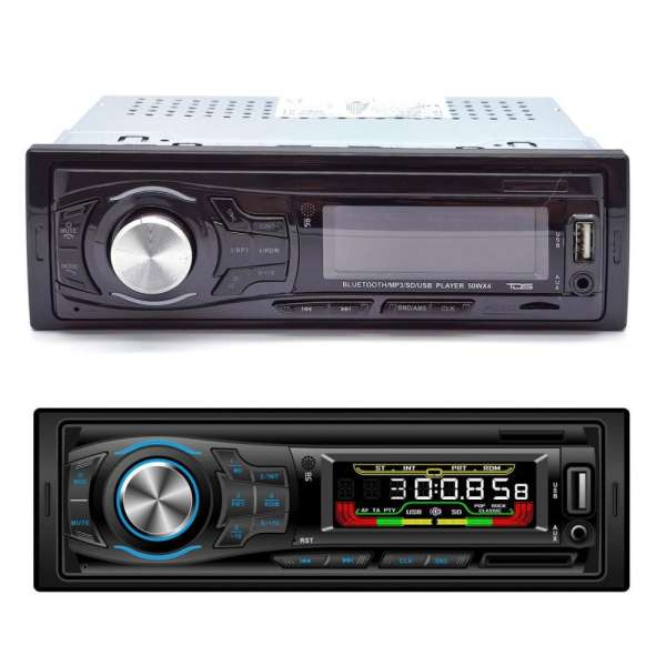 Автомагнитола TDS TS-CAM05 (TS-CR05) USB/microSD (до 32 ГБ)/AUX/FM/Bluetooth, 12В, коробка