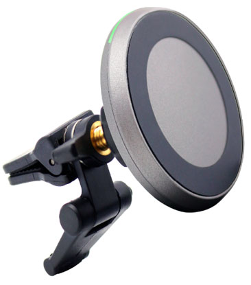 Держатель SmartBuy SBP-W-046m-auto для смартфона, 4,7-6'', на решетку вентиляции, + беспроводная зар