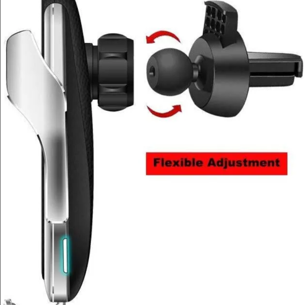 Держатель TDS TS-CAA06 (R10) для смартфона, 4"-6,6'' (65-90 мм), на решетку вентиляции, беспроводная