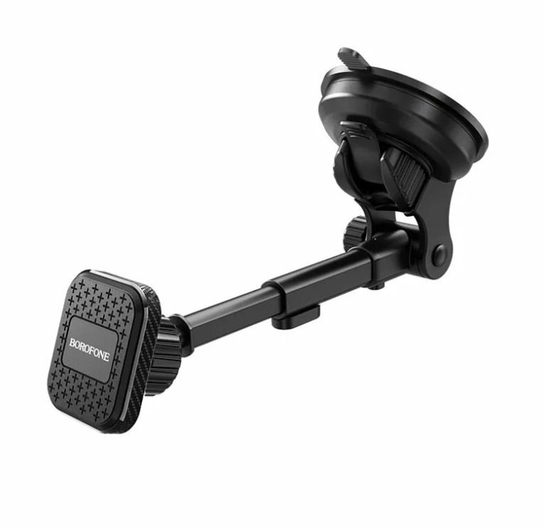 Держатель Borofone BH21 Vanda для смартфона, навигатора, на лобовое стекло, магнит, черный