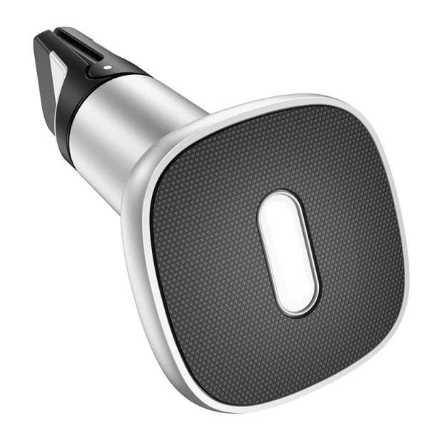 Держатель Borofone BH44 Smart для смартфона, навигатора, на решетку вентиляции, магнит, серебро