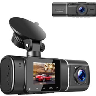 Автовидеорегистратор TDS TS-CAR08 1,5", FHD 1920х1080MPix, microSD до 32 ГБ, + 1 поворотная камера(1