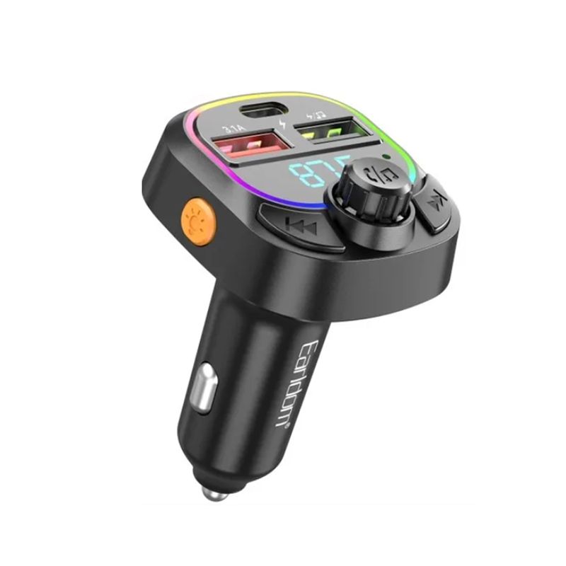 FM трансмиттер - FM-S36 BT 12-24В, USB/microSD, автомобильный, Bluetooth, USB зарядка 2100 mA, короб