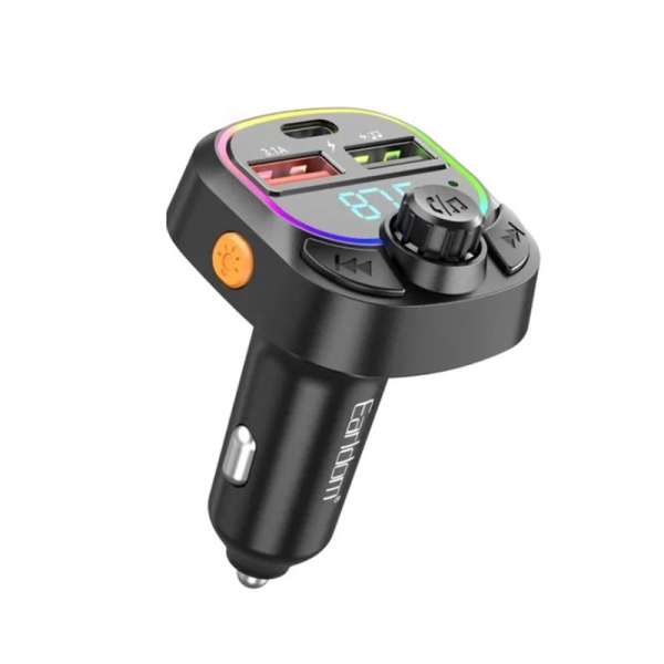 FM трансмиттер - Best Quality 12-24В, USB/microSD, автомобильный, Bluetooth, USB зарядка 2100 mA, ко