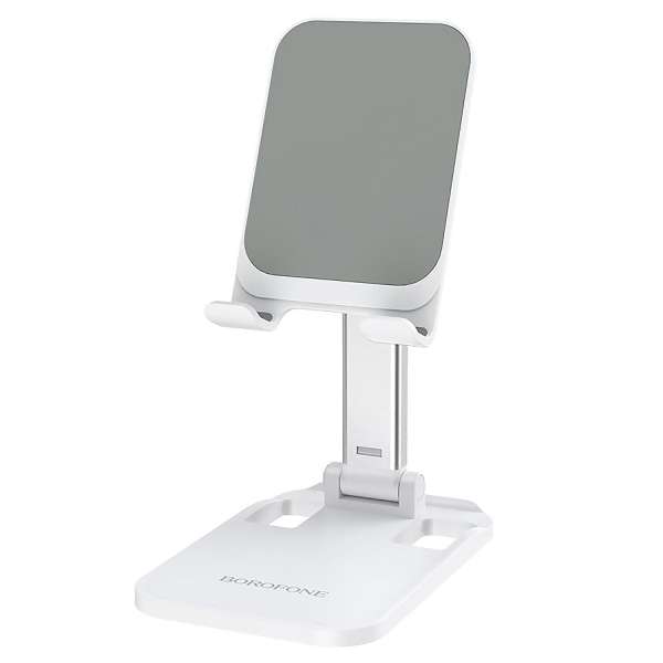 Держатель Borofone BH27 Superior для смартфона, до 175 мм настольный белый