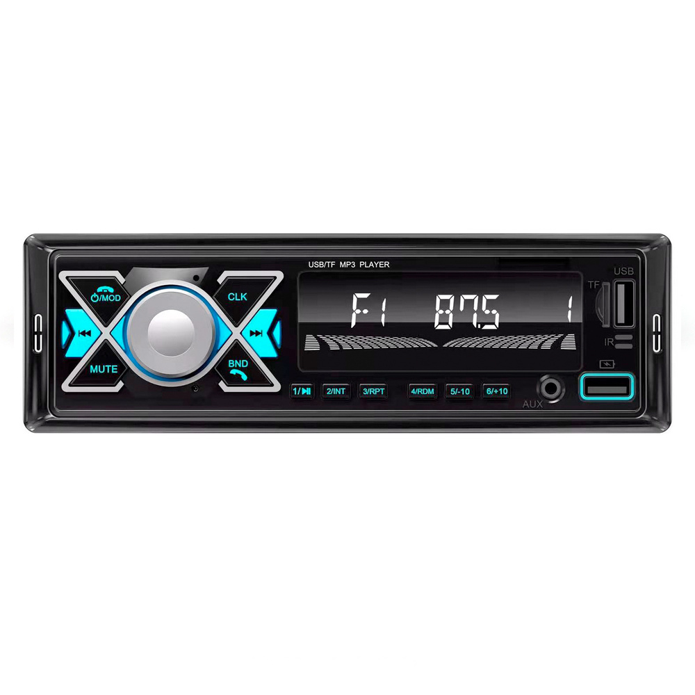 Автомагнитола TDS TS-CAM18 USB/microSD (до 32 ГБ)/AUX/FM/Bluetooth, 12В, коробка