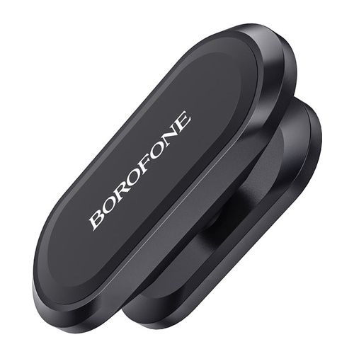 Держатель Borofone BH29 Graceful для смартфона/навигатора, на панель, магнит, черный