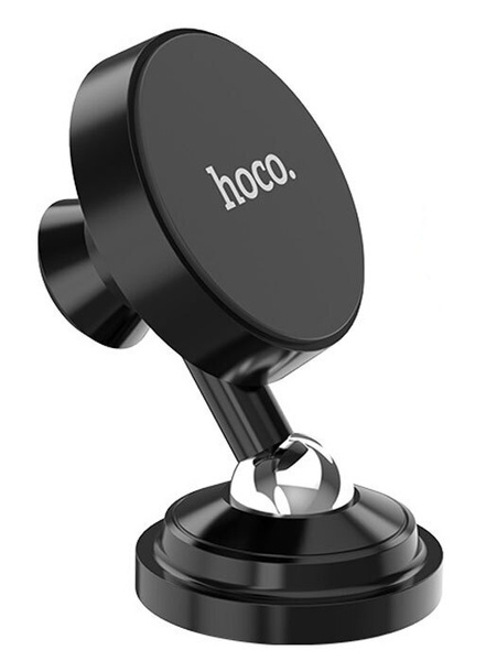 Держатель HOCO CA36 Plus для смартфона/навигатора, на панель, магнит, 360°, черный
