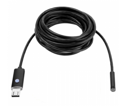 Эндоскоп USB для смартфонов Орбита OT-SME11 0,3 Мп (CMOS 1/9) 640*480 длина кабеля: 1м., Micrо-USB/U