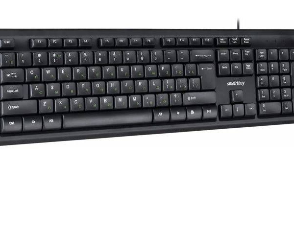 Клавиатура SmartBuy SBK-114U-K USB Black 104 клавиши