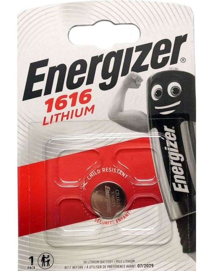 Батарейка. Energizer CR 1616 BL 1 Lithium 3V