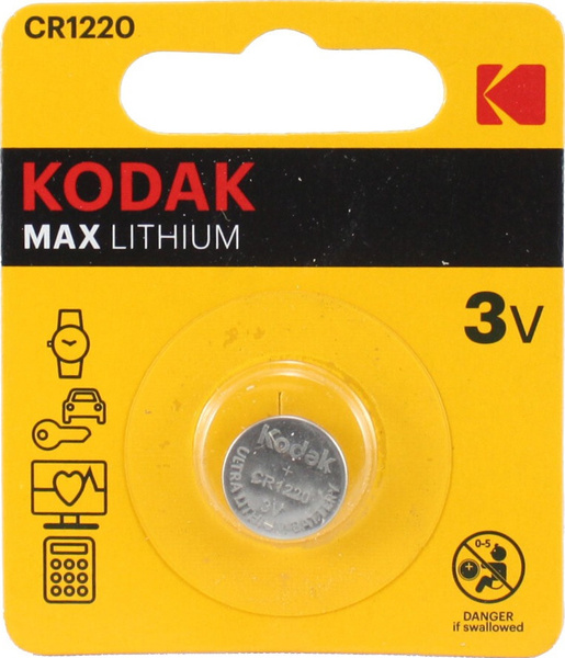 Батарейка. Kodak CR 1220 BL 1