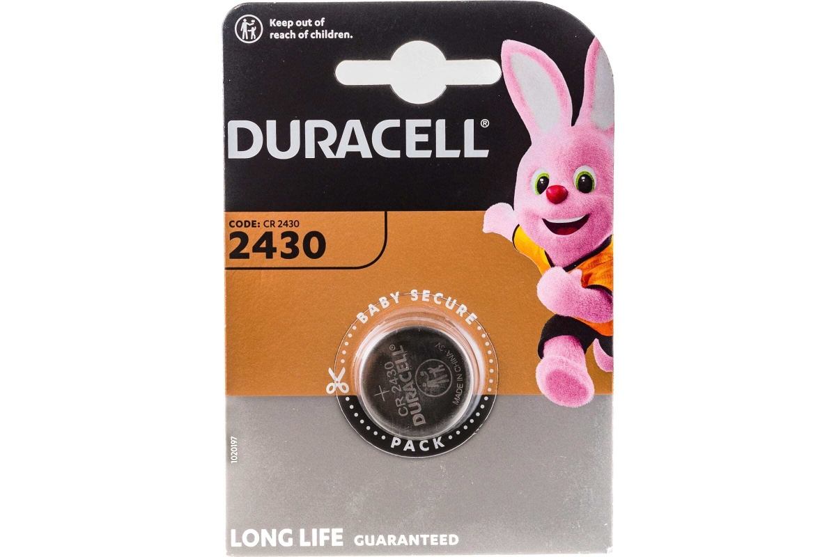 Батарейка. Duracell CR 2430 BL 1