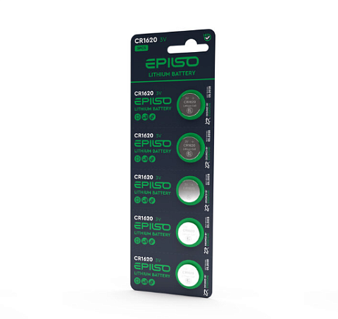 Батарейка. EPILSO CR 1620 BL 5 Lithium 3V