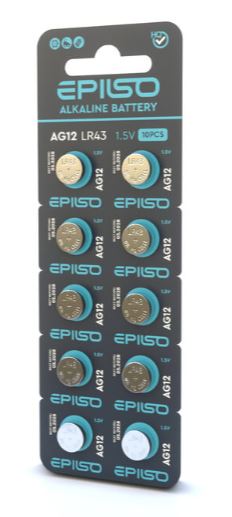 Батарейка. EPILSO G12 BL 10 (LR43, 386/301, 1142, 186)