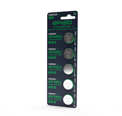 Батарейка. EPILSO CR 2025 BL 5 Lithium 3V