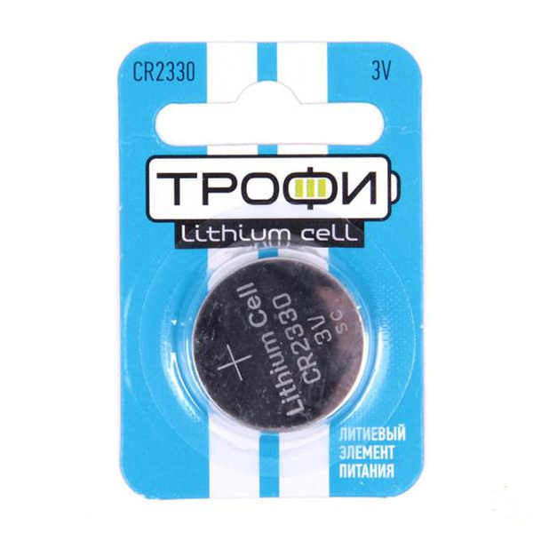 Батарейка. Трофи CR 2330 BL 1