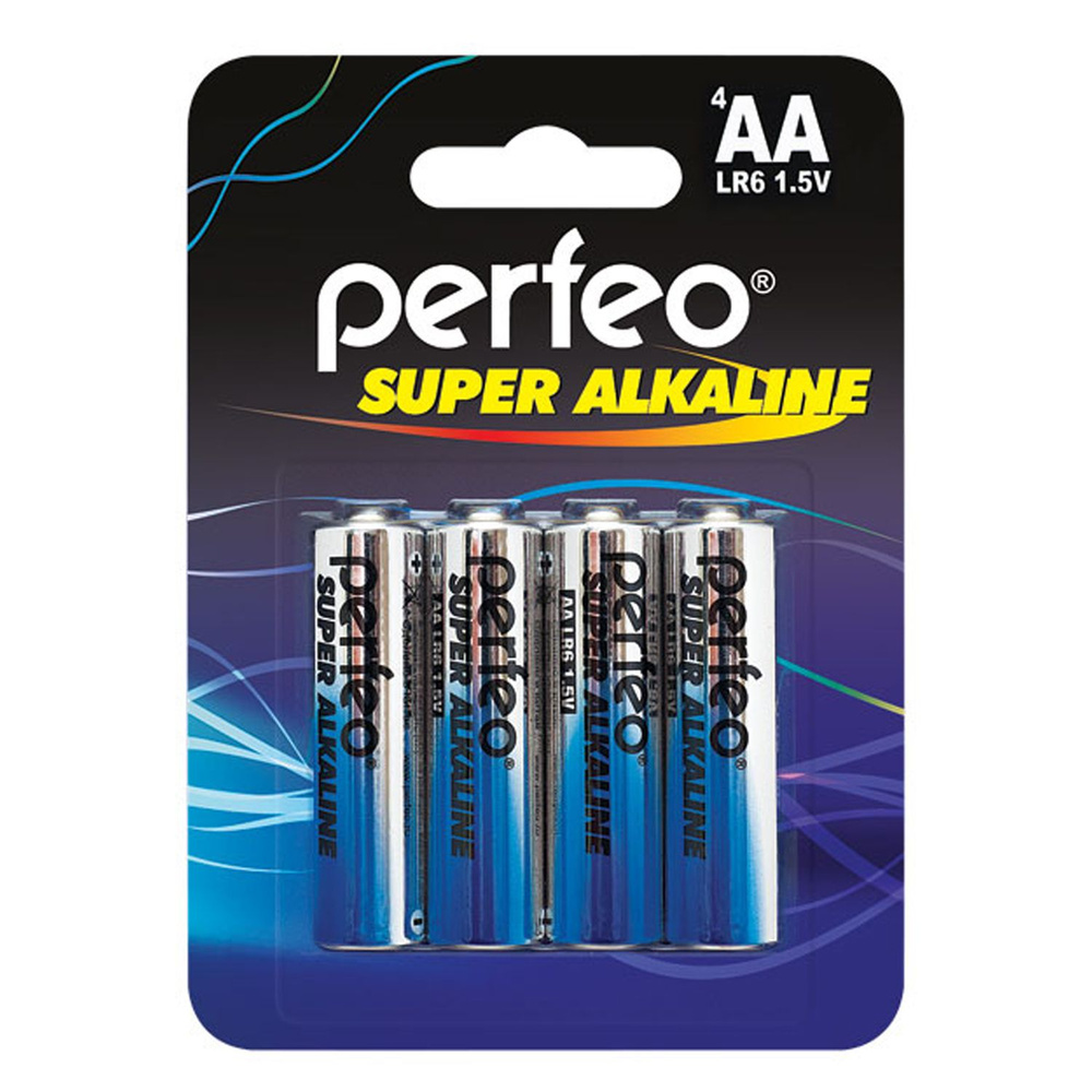 Батарейка Perfeo LR6 BL 4 Super Alkaline NEW (|PF-3639) за УПАКОВКУ