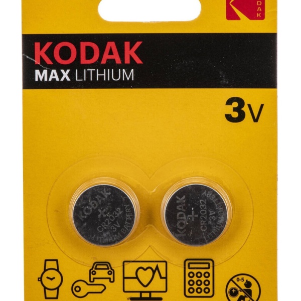 Батарейка. Kodak CR 2032 BL 2 MAX Lithium