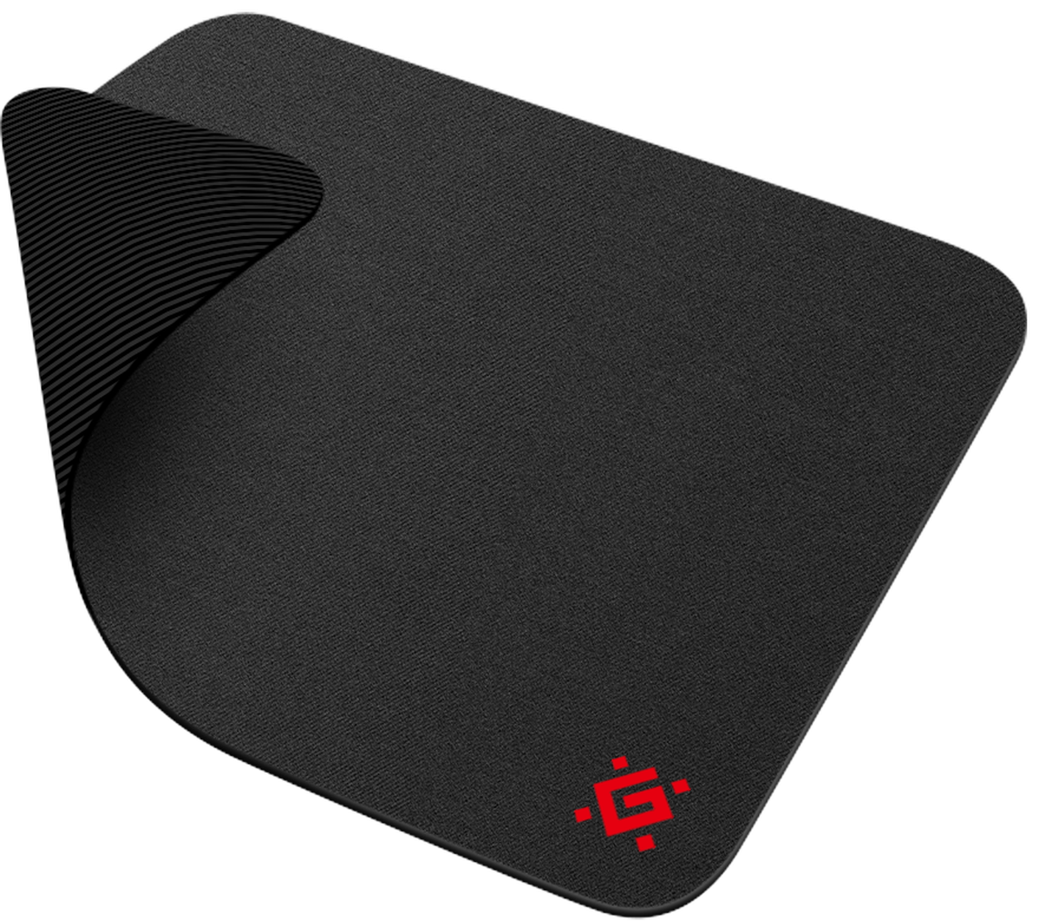 Коврик для мыши Defender Black игровой 250х200х3мм, термически обработанная ткань, натуральная резин