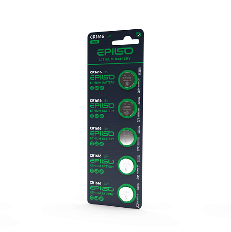 Батарейка. EPILSO CR 1616 BL 5 Lithium 3V