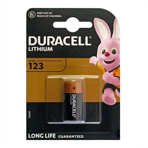 Батарейка. Duracell CR123A BL 1