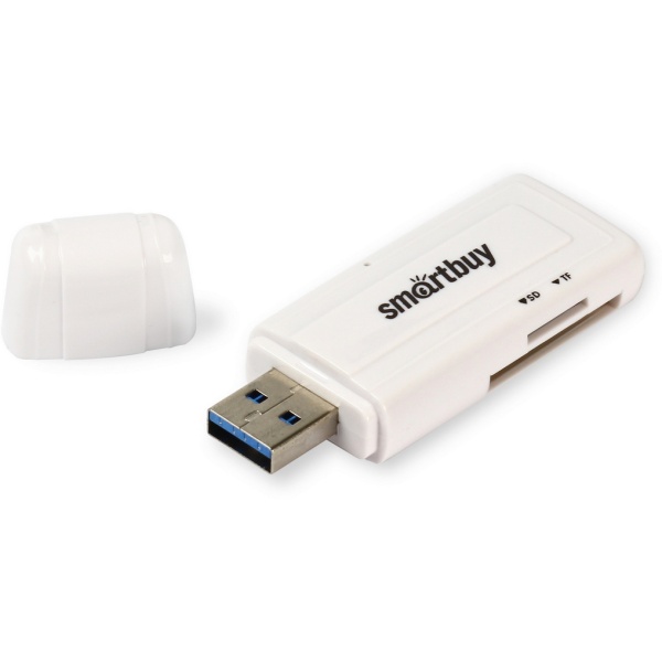 Card Reader SmartBuy SBR-705-W USB 3.0 (SD, microSD) внешний White